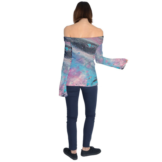 Darko Off Shoulder Long Sleeve Top