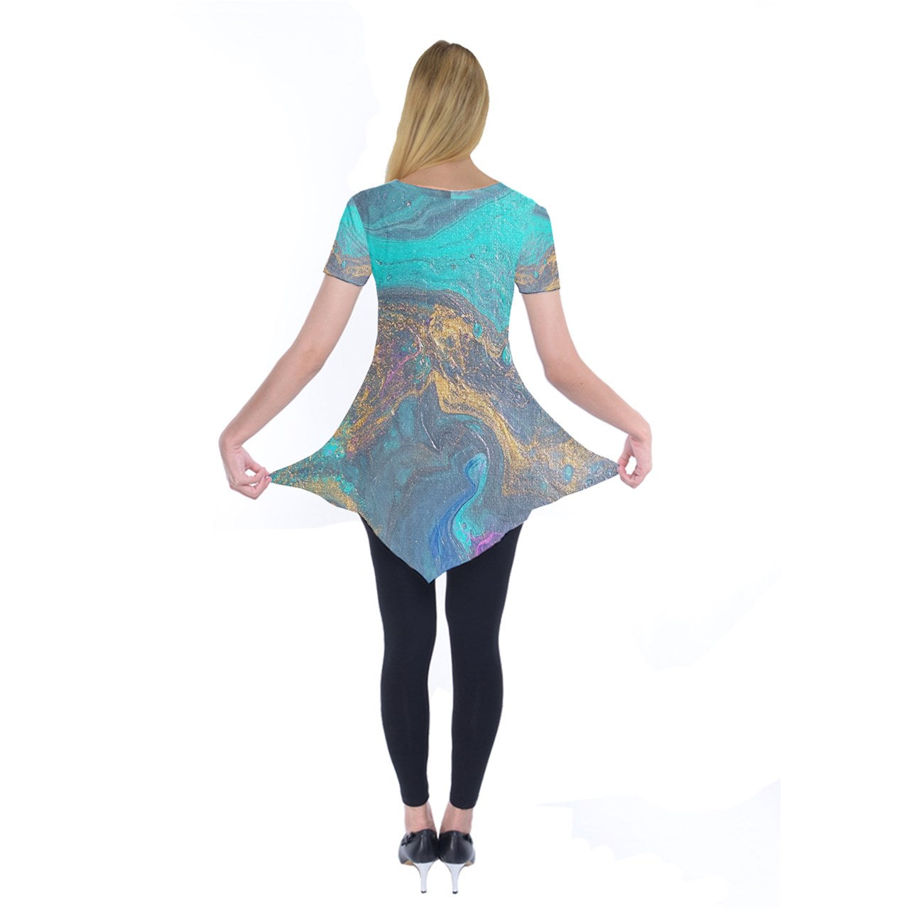 Surreal Short Sleeve Tunic