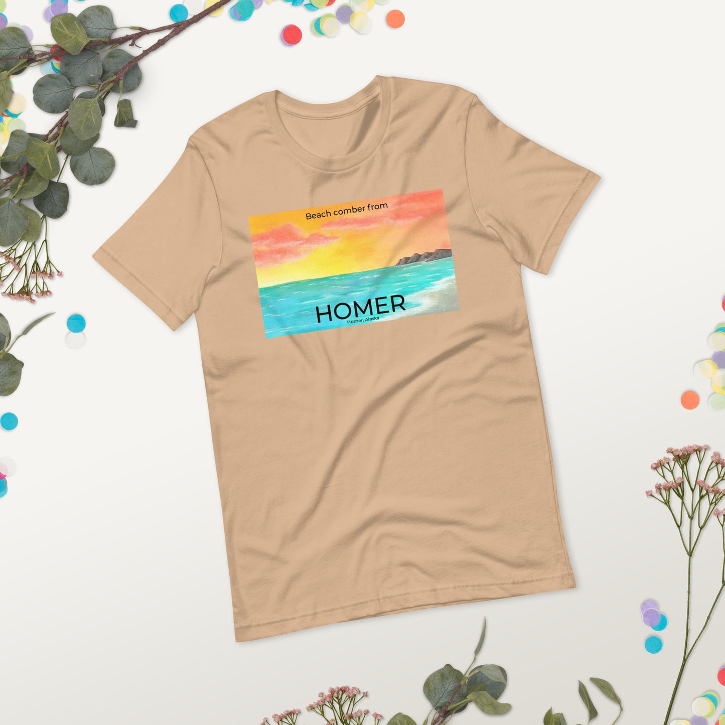 Beach Comber From Homer Unisex t-shirt