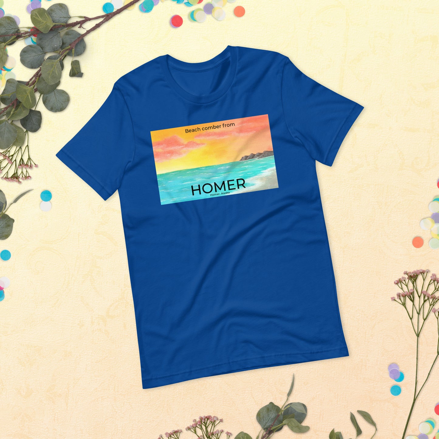 Beach Comber From Homer Unisex t-shirt