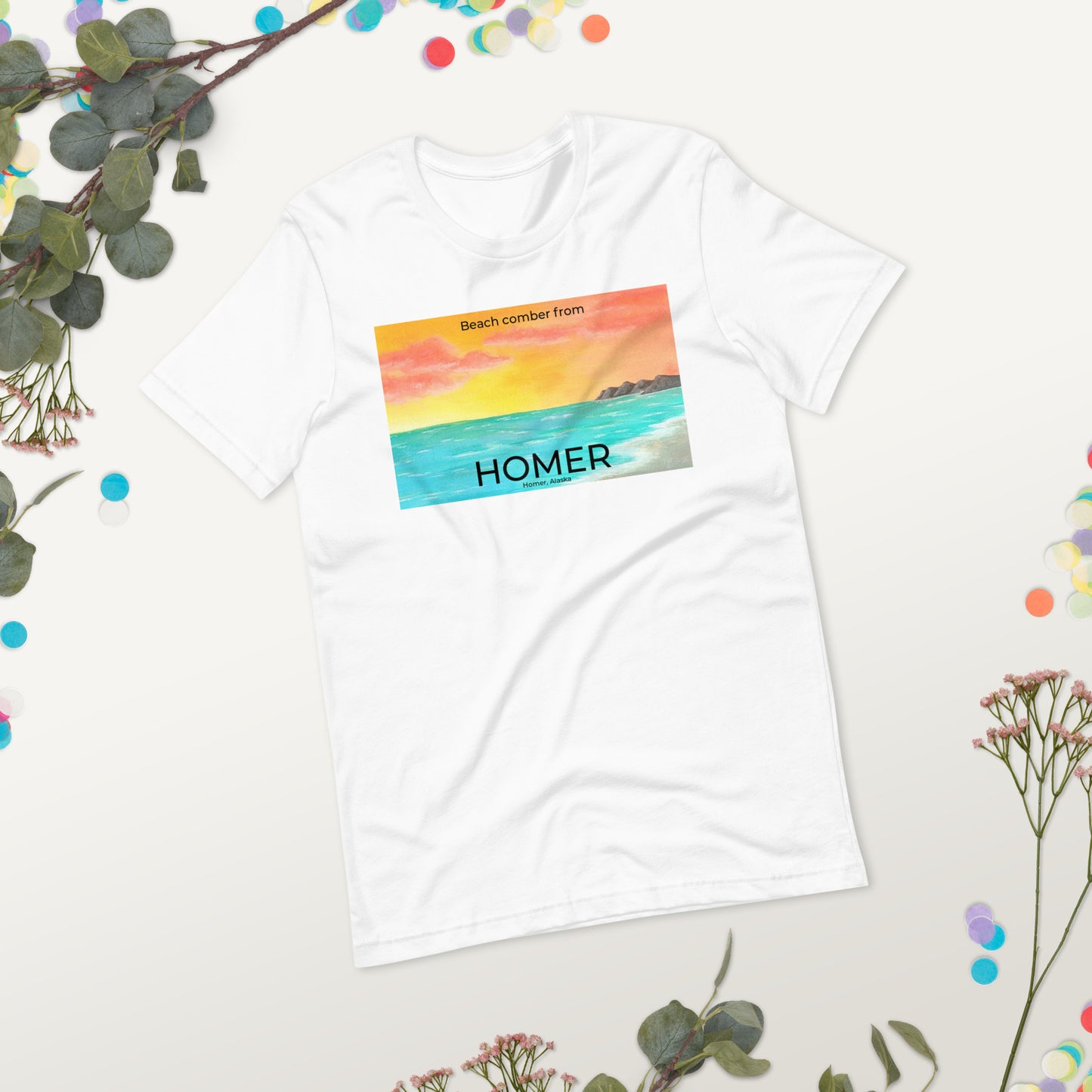 Beach Comber From Homer Unisex t-shirt