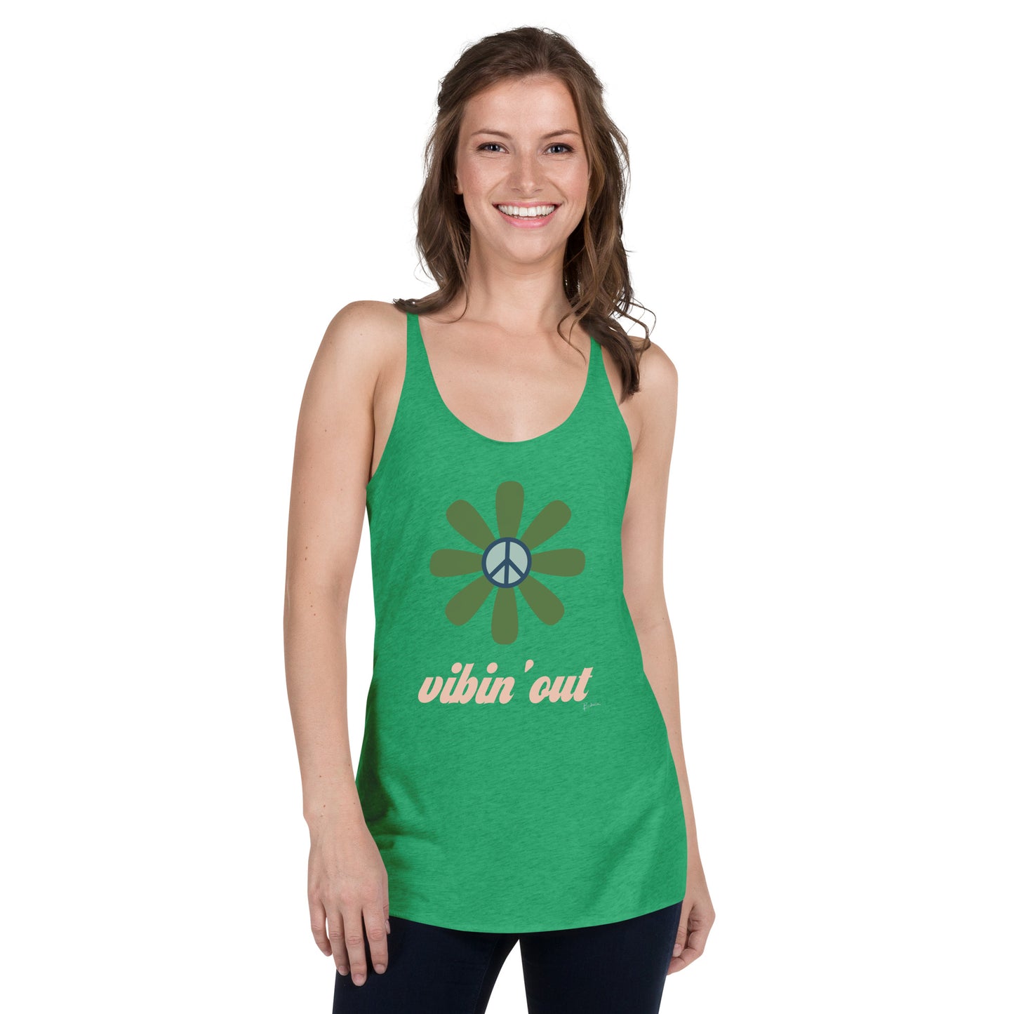 Vibin' Out Women's Racerback Tank